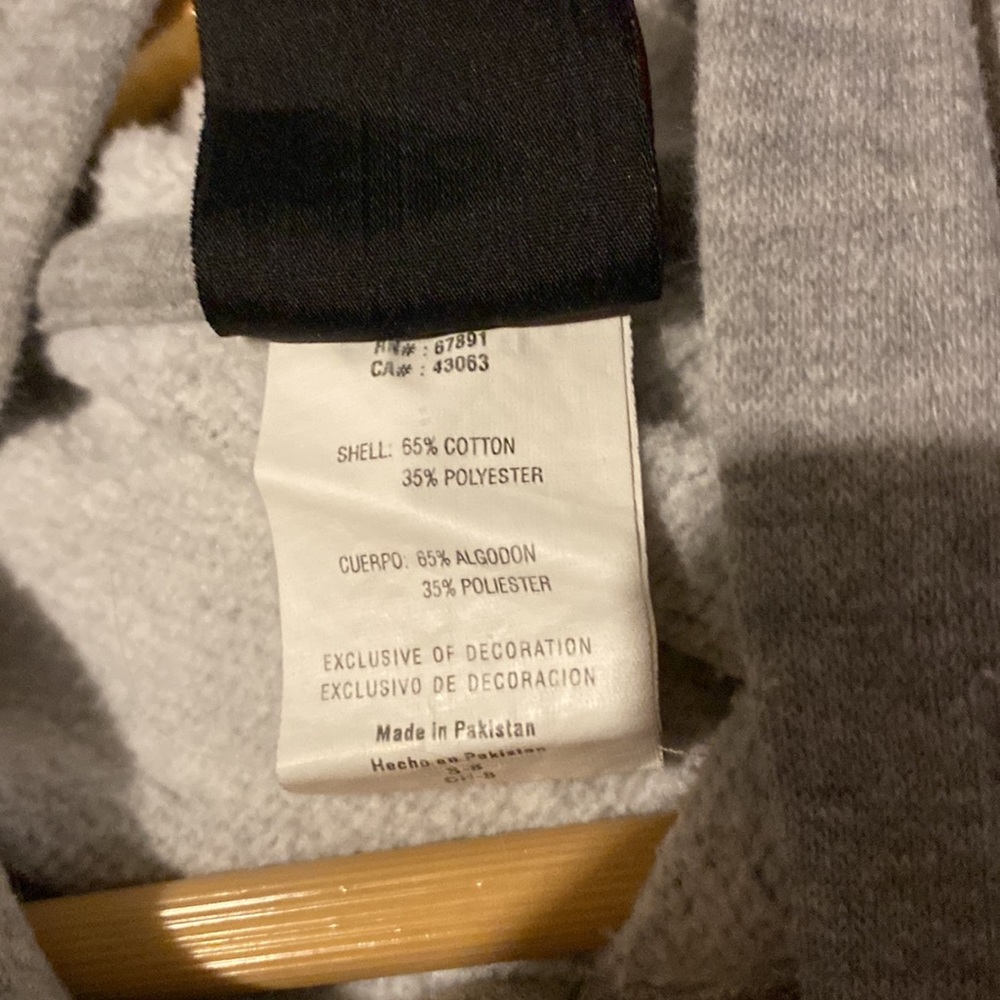 Miami U Hoodie Gray Child S-8 - Picture 5 of 5
